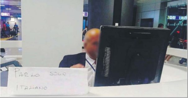 il lavoro parla inglese